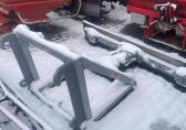 Qmac Hydraulisch verstelbare sneeuw schuif JCB en pallet aansluiting